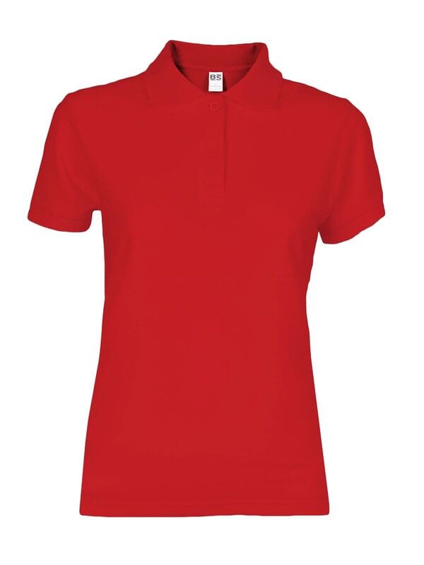 BS Evolution Damen Polo, 180 gr/m² - Rot (PMS 186c)