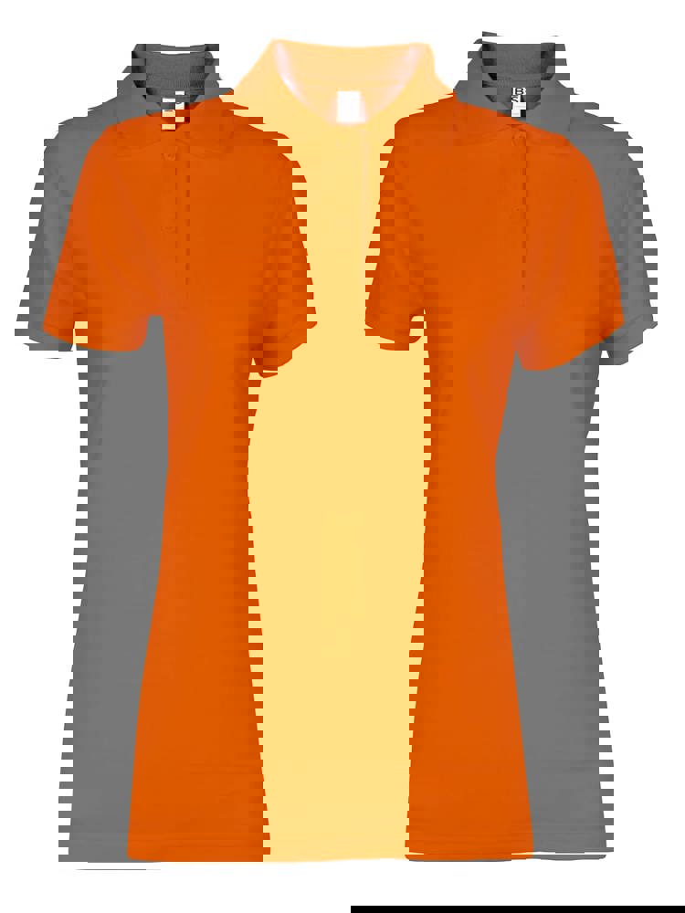 BS Evolution Damen Polo, 180 gr/m² - Orange (PMS 1585C)