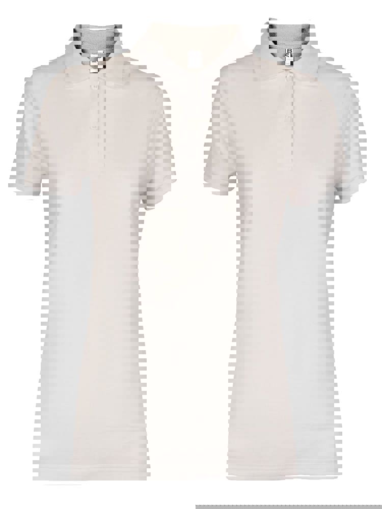 BS Evolution Damen Polo, 180 gr/m² - Helles Weiß (12-0304 TPG)