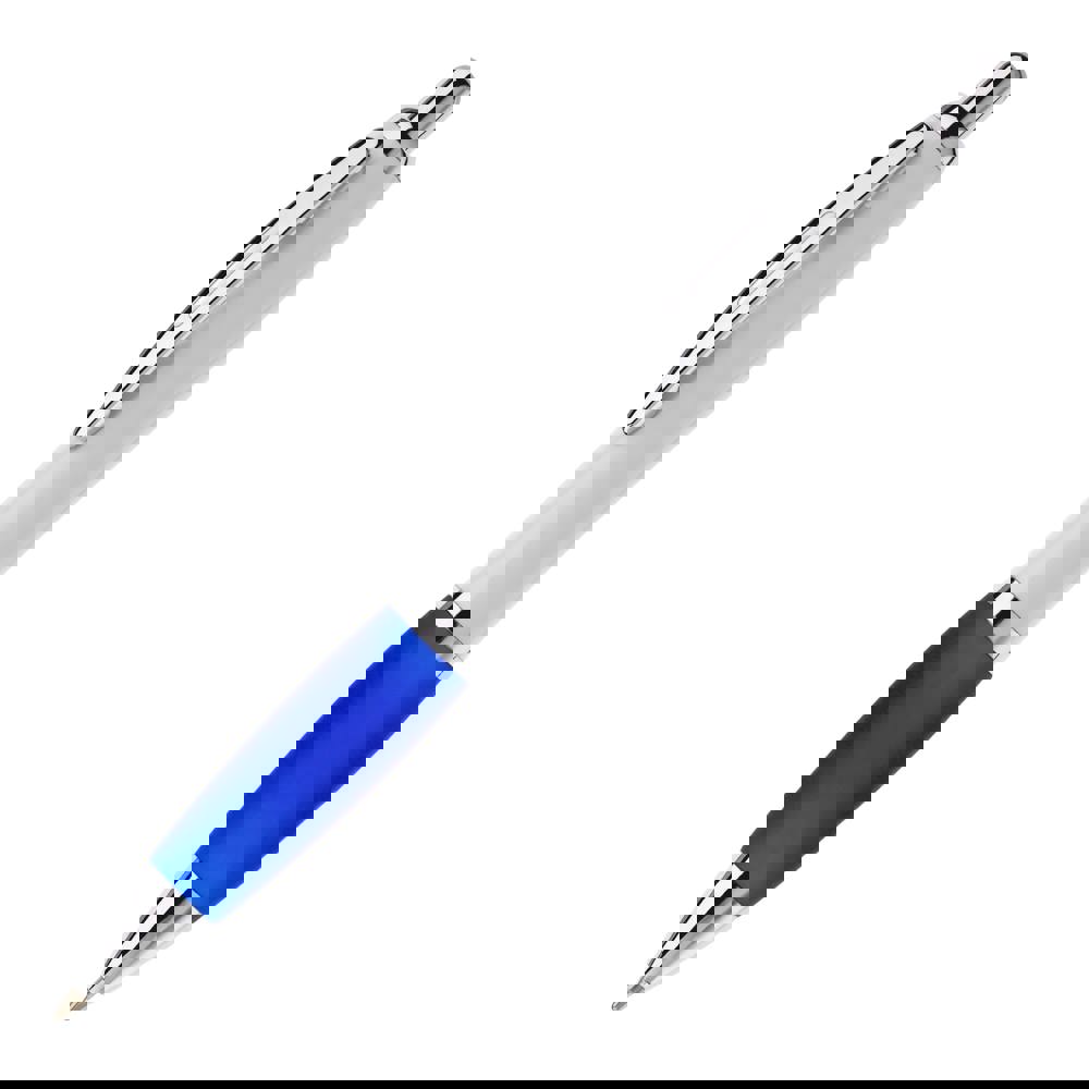 Kugelschreiber Hawaï weiß - Weiss / Dunkelblau