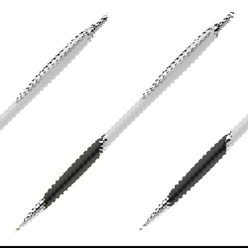 Kugelschreiber Hawaï weiß - Weiss / Schwarz