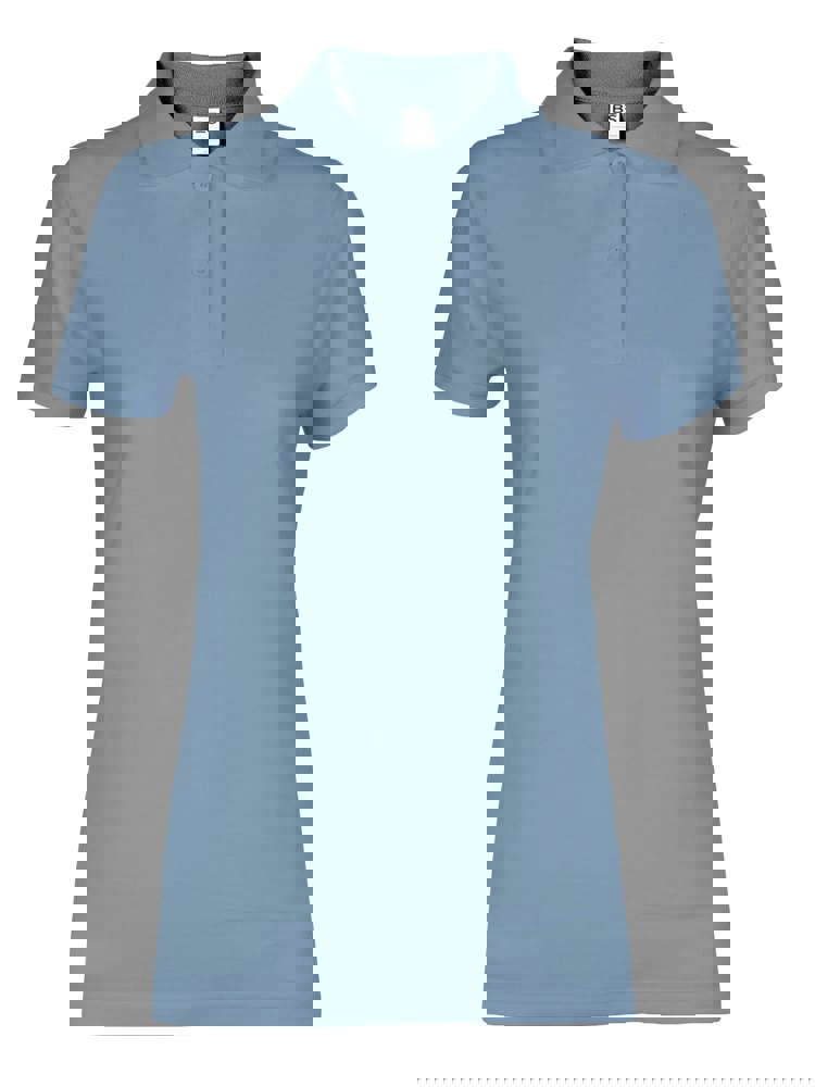 BS Evolution Damen Polo, 180 gr/m² - Mittelblau (PMS 2157C)