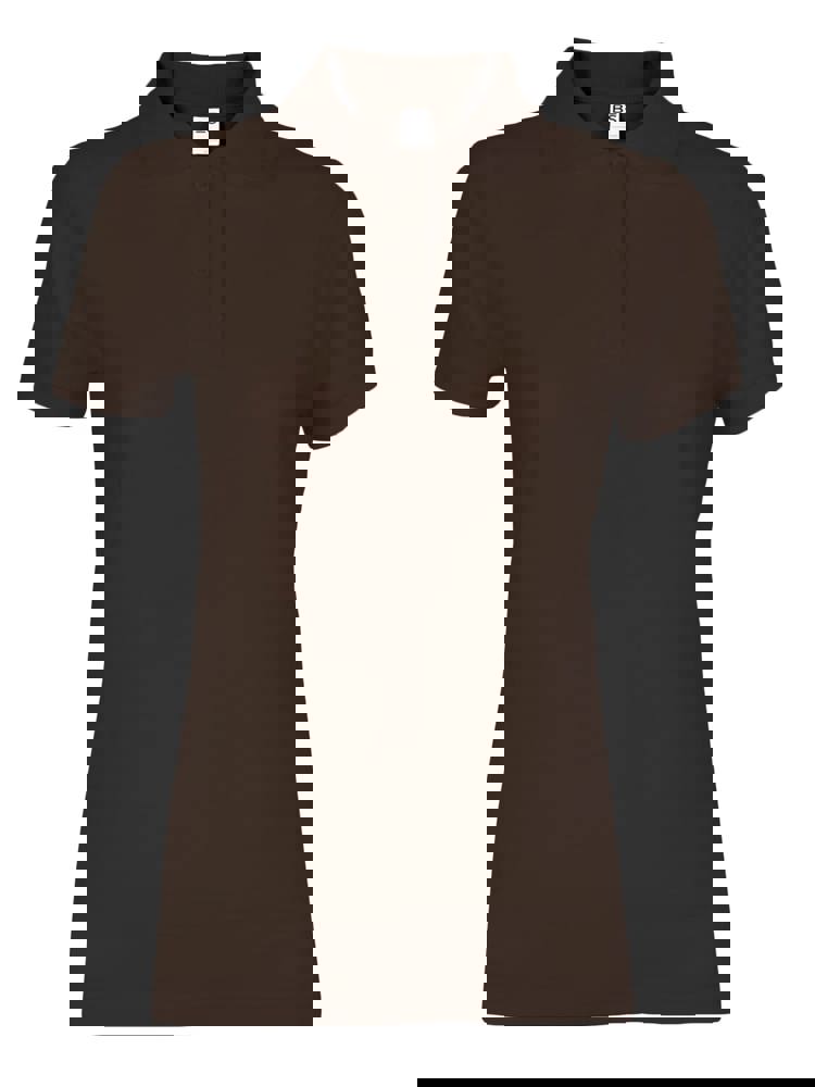 BS Evolution Damen Polo, 180 gr/m² - Braun (PMS 7589C)